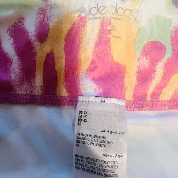 Id Ideology Women's Compression High-Waist Side-Pocket 7/8 Length Leggings 2X - Picture 5 of 6